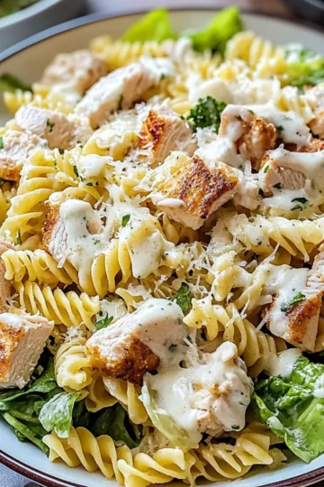 Chicken Caesar Pasta Salad