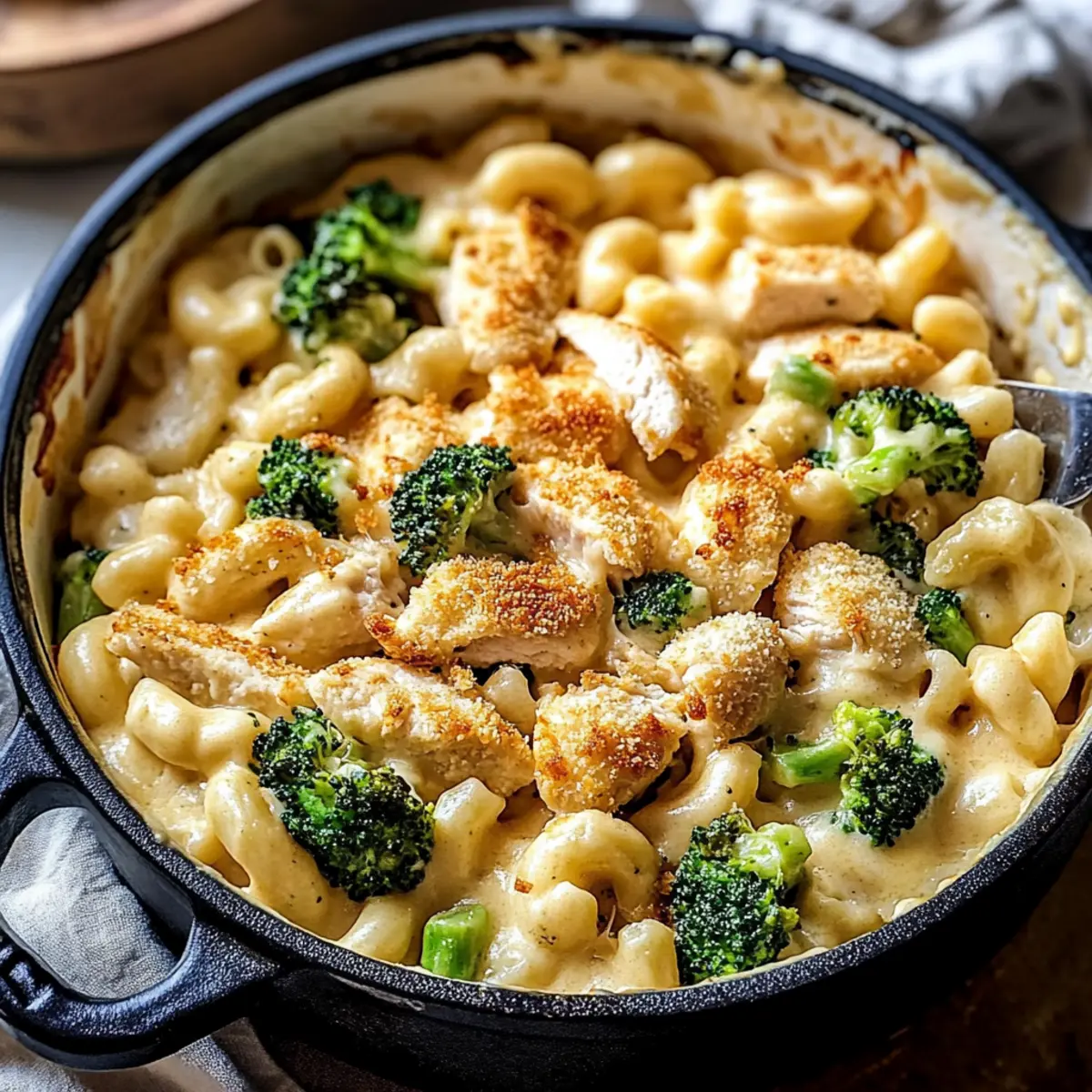 Chicken Broccoli Mac and Cheese