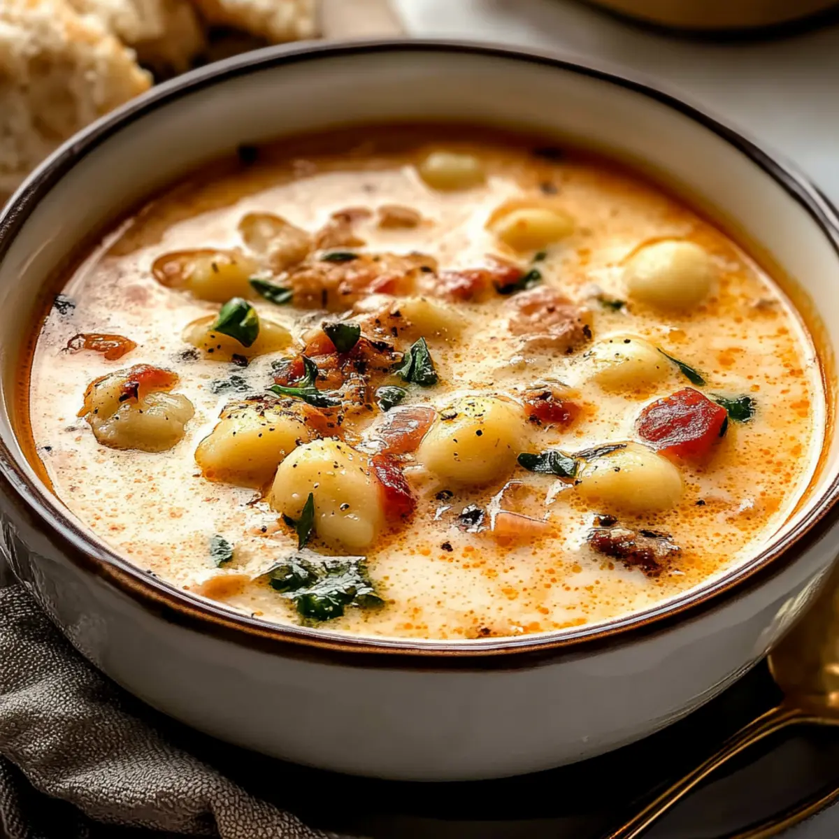 Italian Chicken Gnocchi Soup