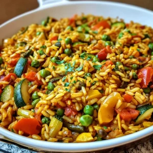 Brown Rice Veggie Paella