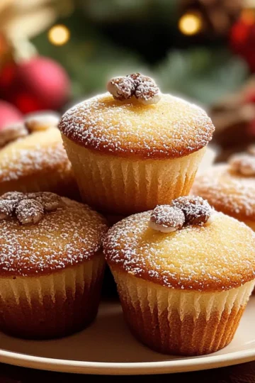 Christmas Mini Cinnamon Muffins