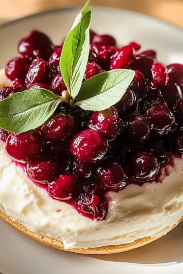 Holiday Cranberry Cream Cheese