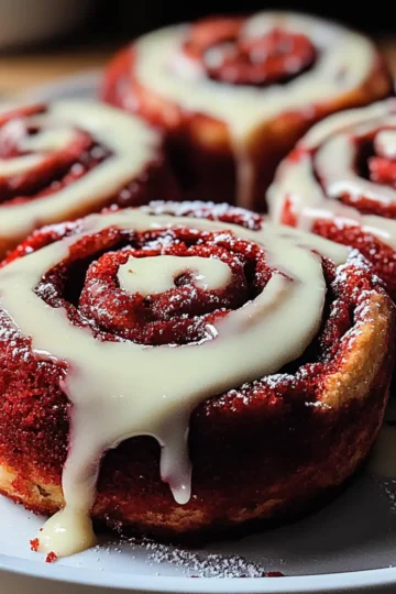 Red Velvet Cinnamon Rolls