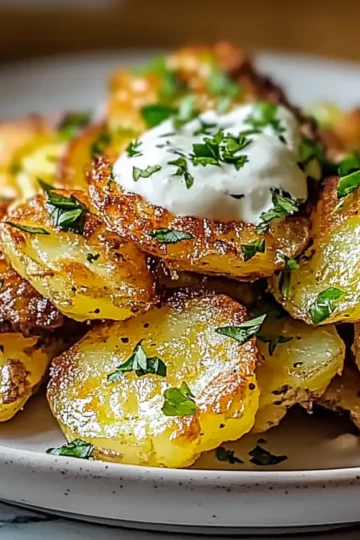 Crispy Smashed Potatoes