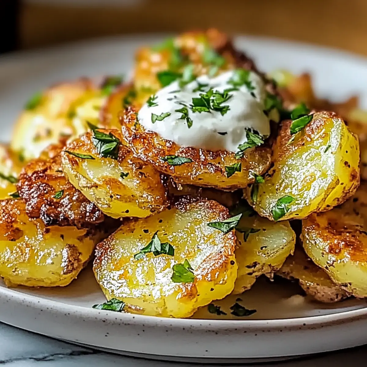 Crispy Smashed Potatoes