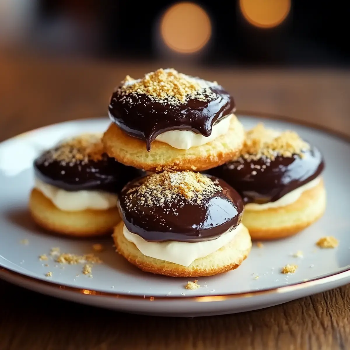 Chocolate Profiteroles