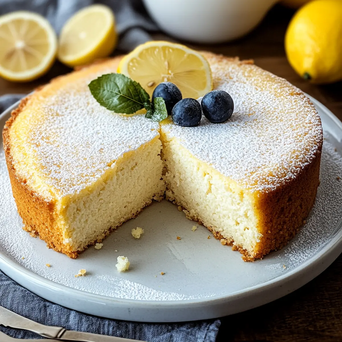 Italian Lemon Ricotta Cake
