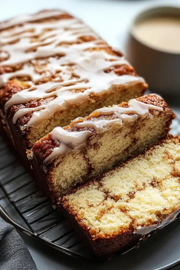 Sour Cream Coffee Cake Loaf