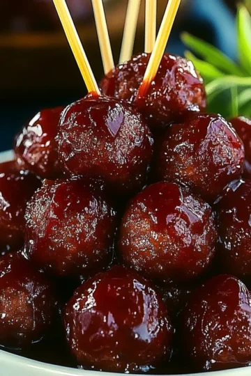 Grape Jelly Meatballs