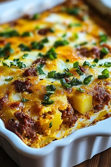Chorizo & Potato Egg Casserole