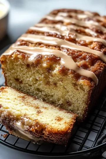 Sour Cream Coffee Cake Loaf