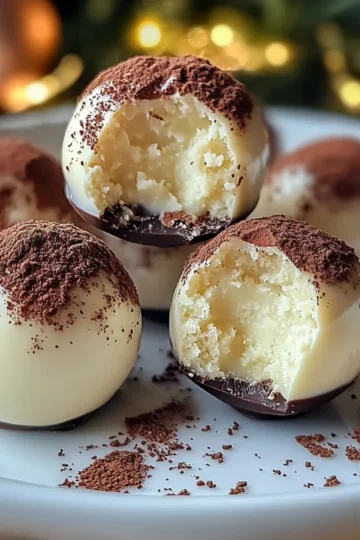 Eggnog Truffles