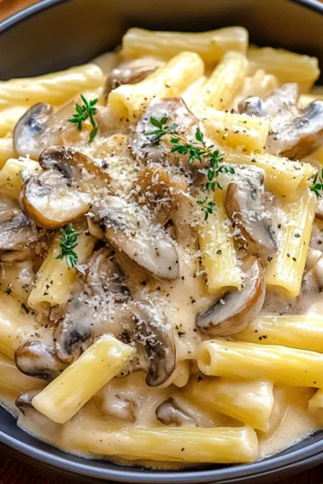 Creamy Mushroom Pasta