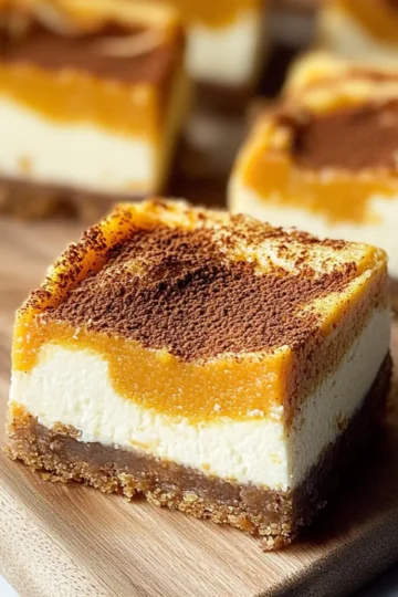 Sweet Potato Cheesecake Squares