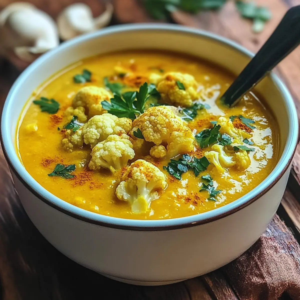 Cauliflower Turmeric Soup