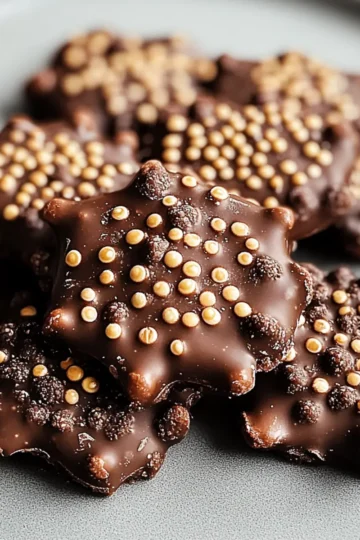 Dark Chocolate Quinoa Crisps