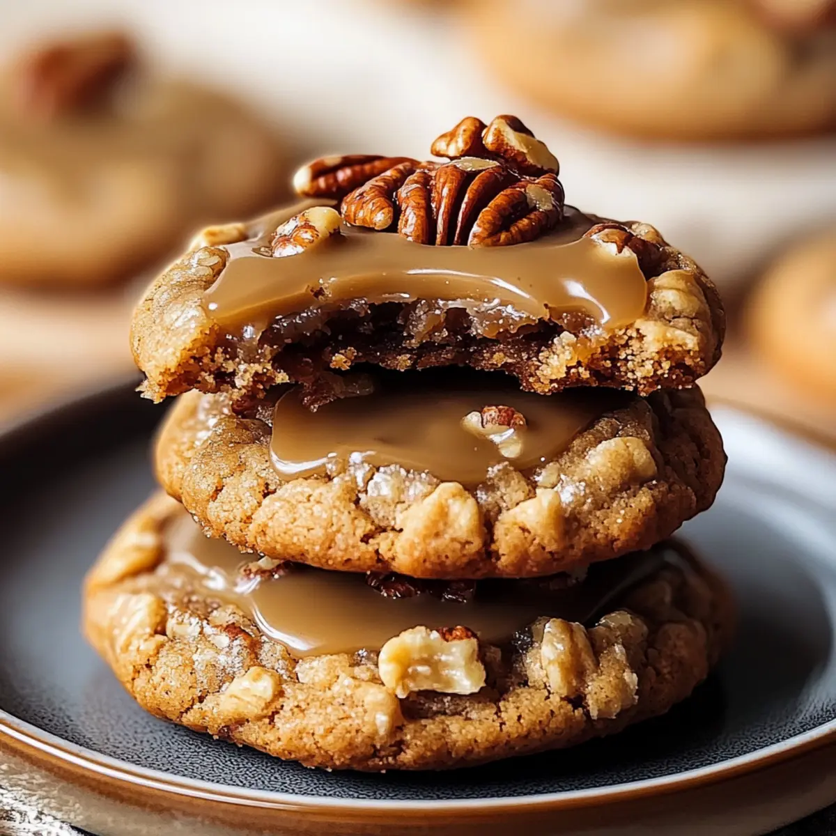 Christmas Gluten Free Pecan Pie Cookies