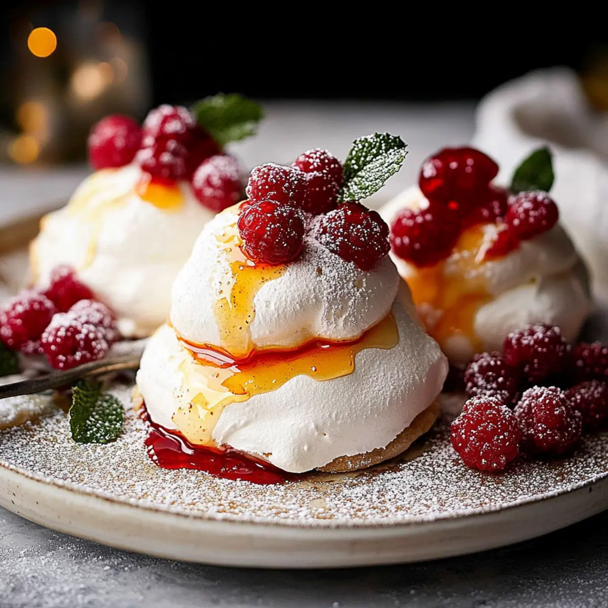 Christmas Pavlova Bombs