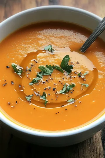 Carrot Ginger Coconut-Free Soup