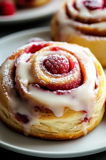 Raspberry Cinnamon Rolls