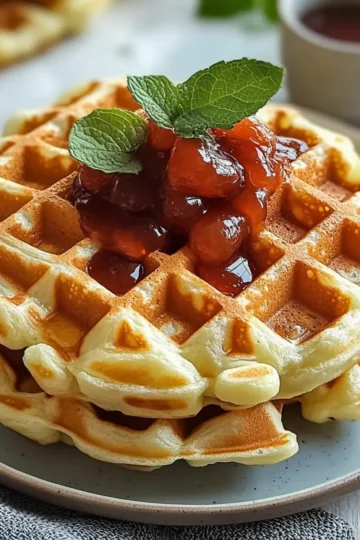 Cottage Cheese Waffles