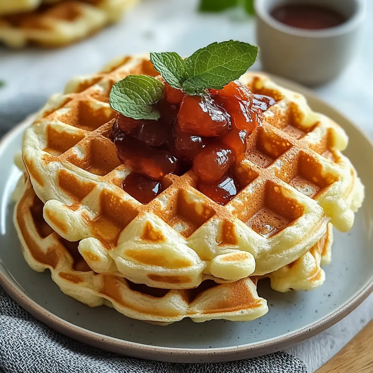 Cottage Cheese Waffles