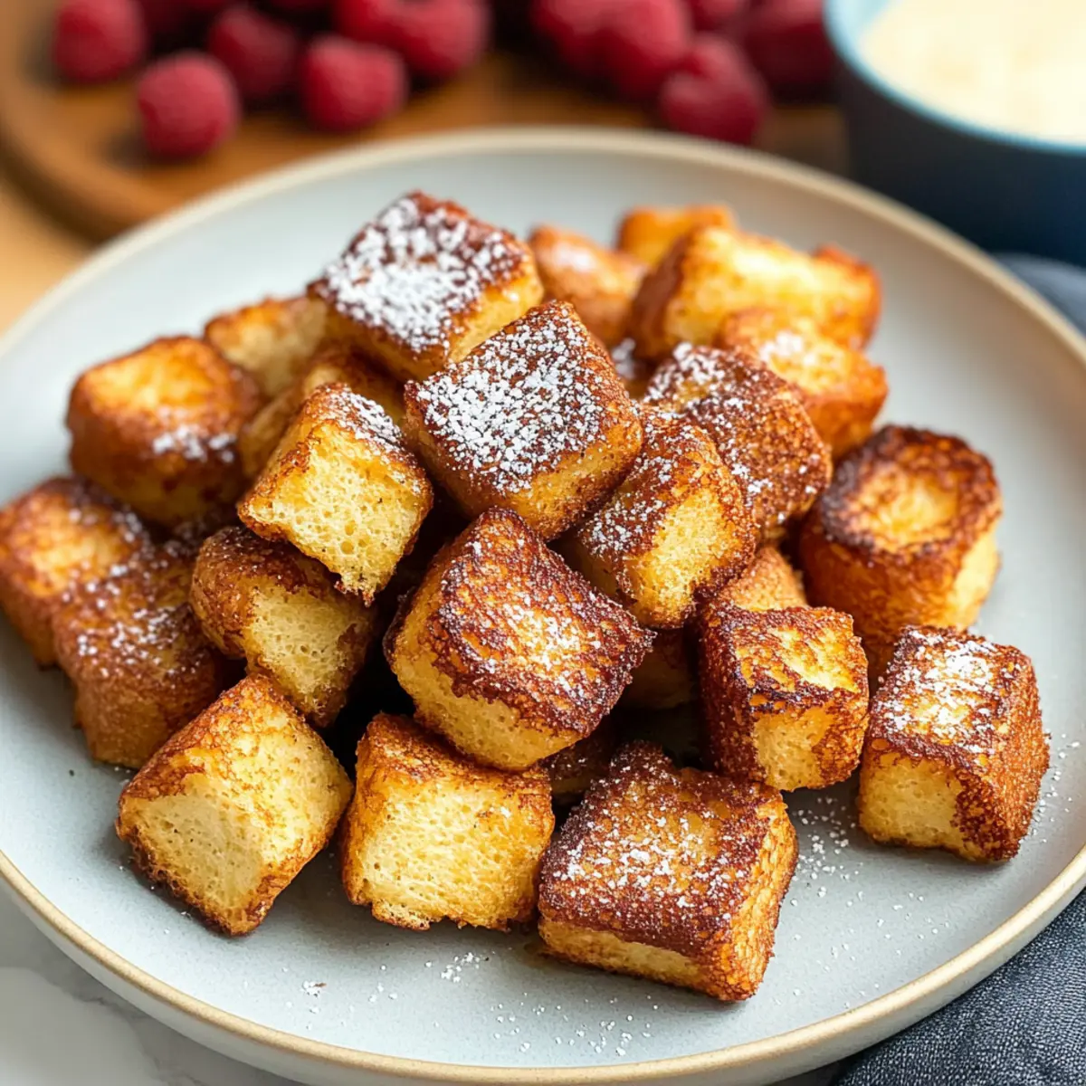 Air Fryer French Toast Bites