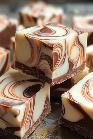 Marshmallow Swirl Fudge