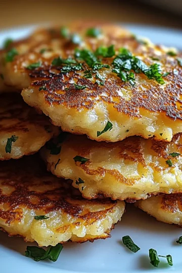 Cheesy Potato Pancakes