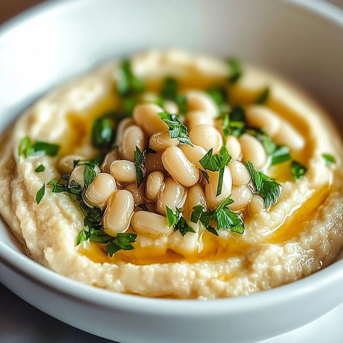 White Bean Garlic Lemon