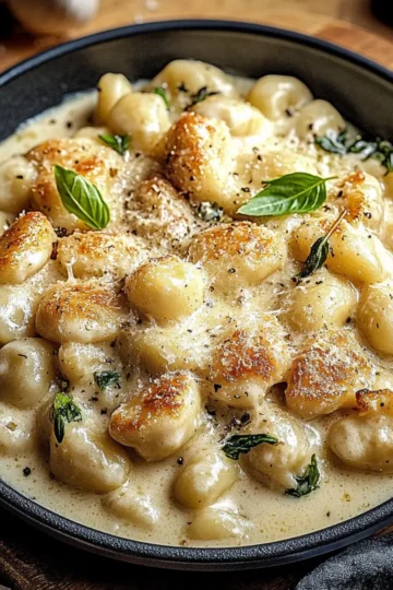 Chicken Gnocchi Alfredo