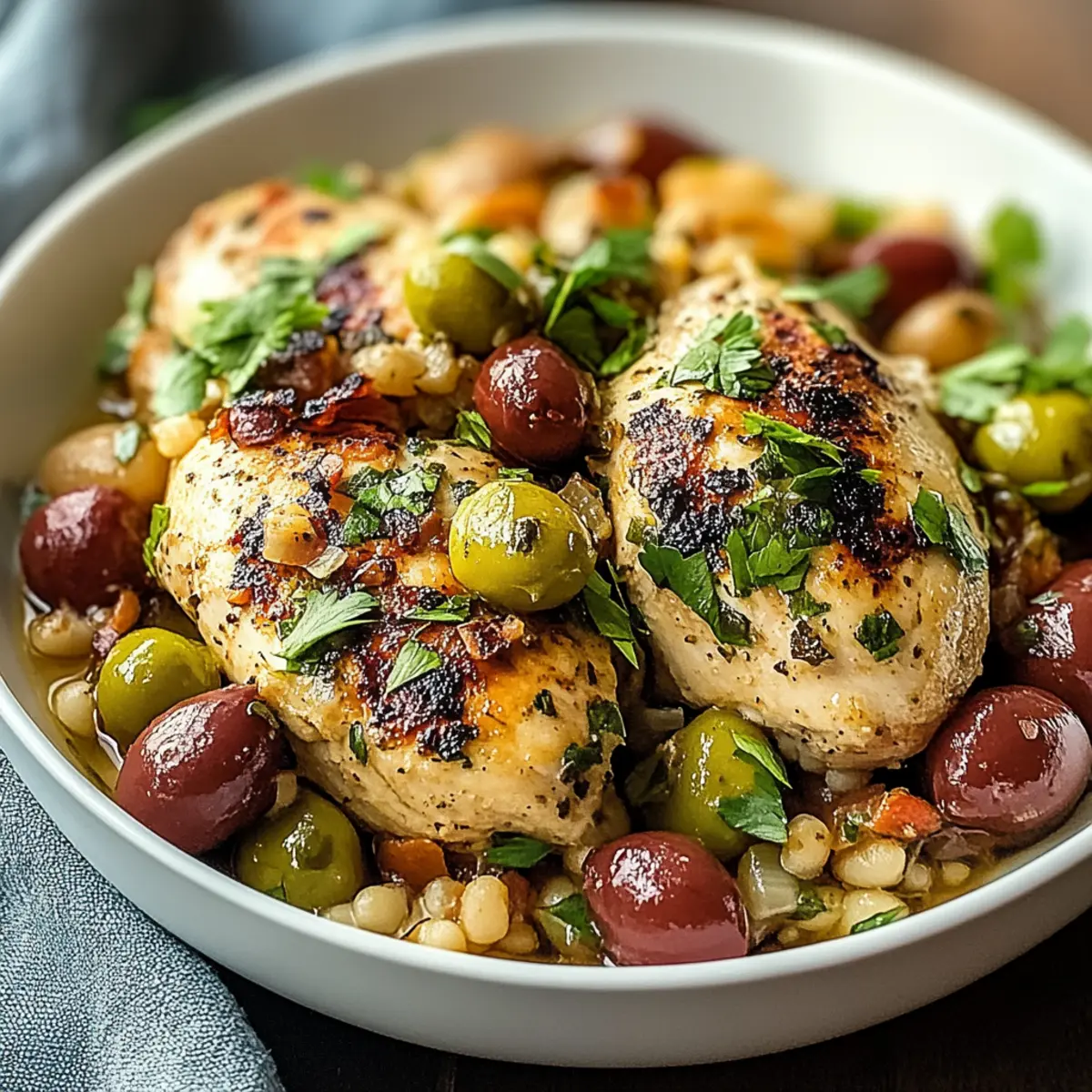 Slow Cooker Mediterranean Chicken
