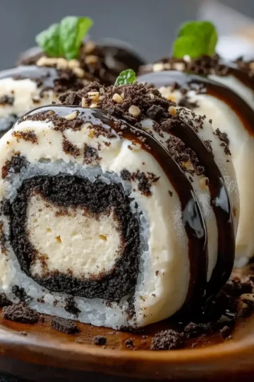 Oreo Cream Cheese Cheesecake Sushi Roll