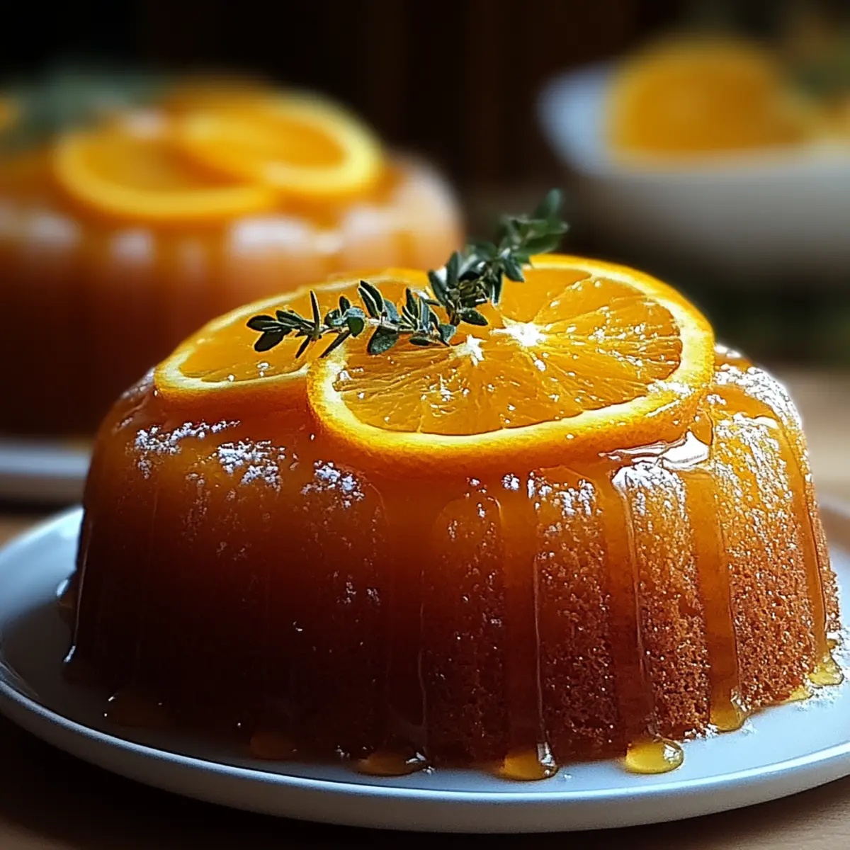 Orange Ginger Honey Cakes