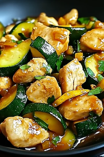 Chicken Zucchini Stir-Fry