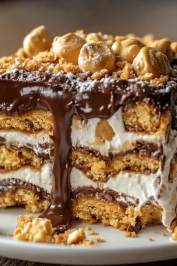 Peanut Butter Cookie Lasagna