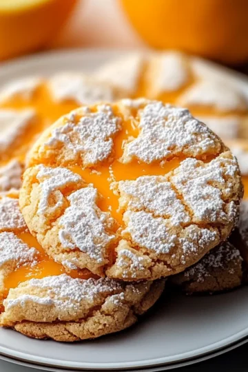 Orange Creamsicle Cookies
