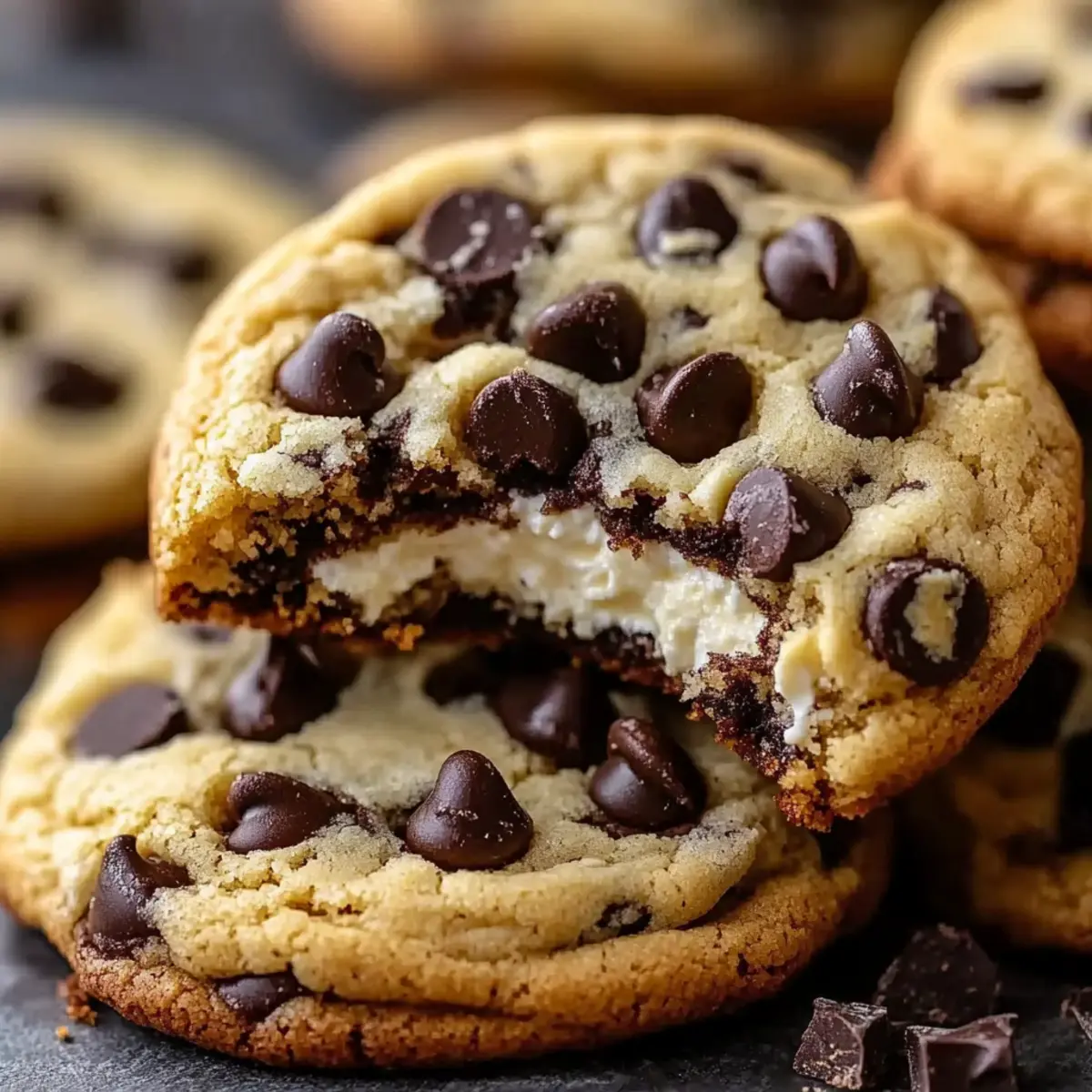 Chocolate Chip Cheesecake Cookies