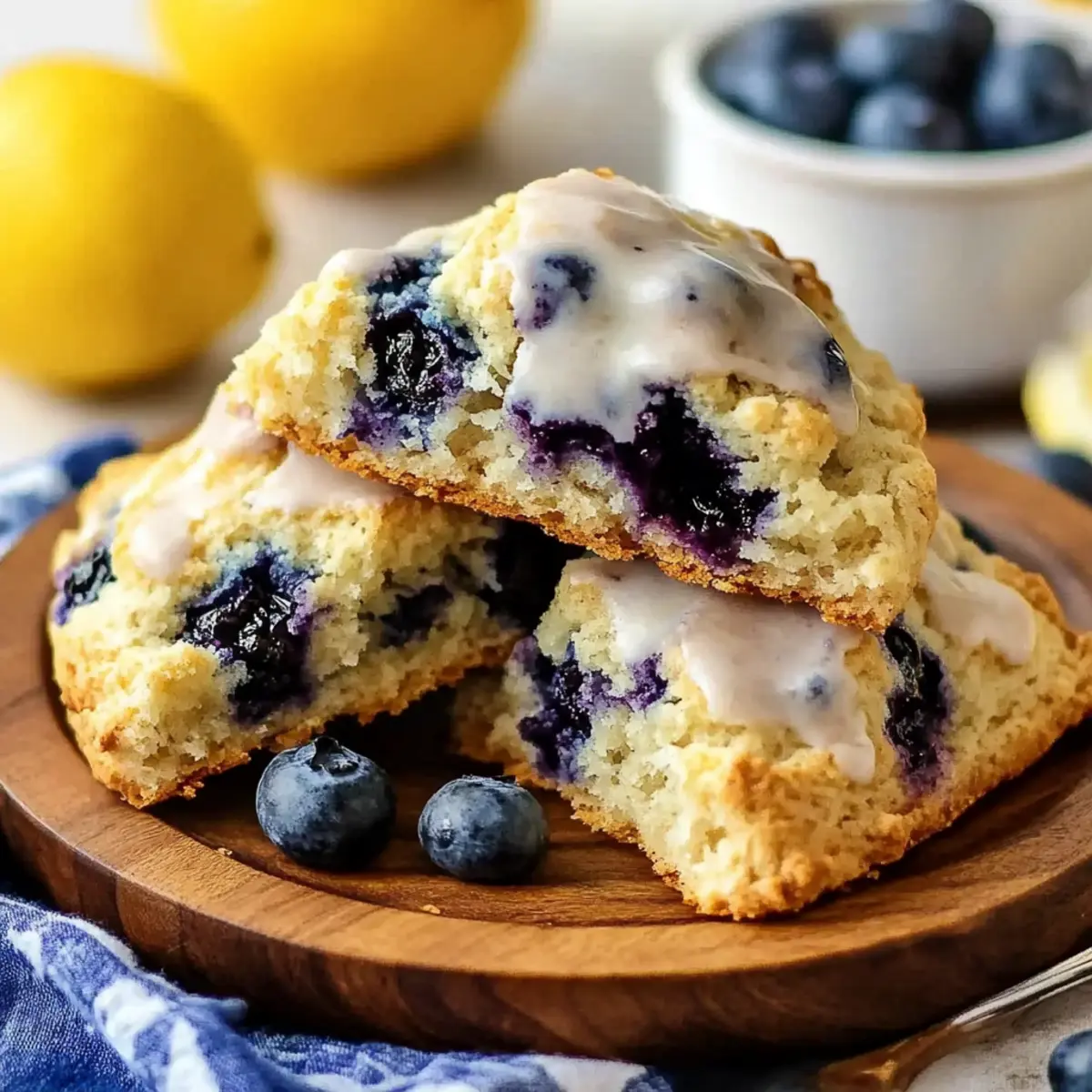 Lemon Blueberry Scones