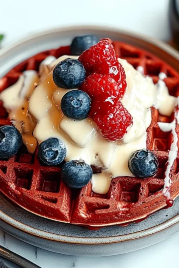 Red Velvet Waffles