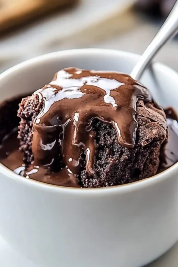 Homemade Microwave Brownie Mug