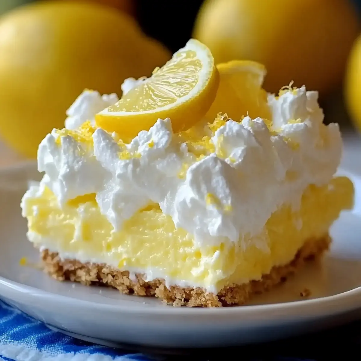 Lemon Fluff Dessert