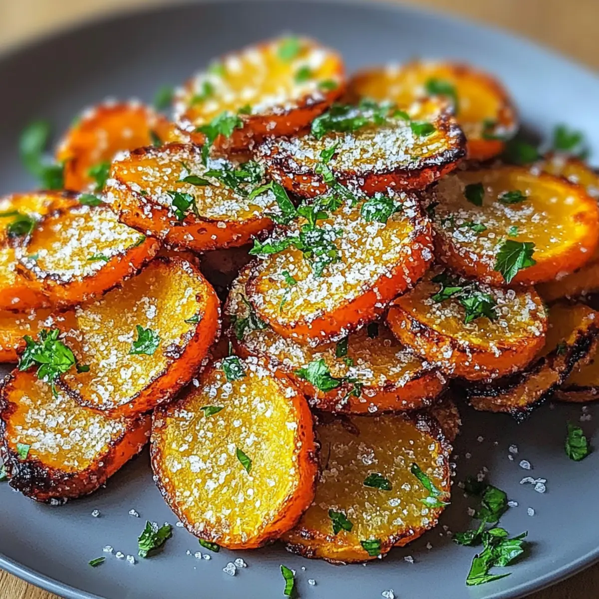 Crispy Smashed Carrots