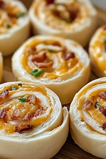 Bacon Cheddar Ranch Pinwheels
