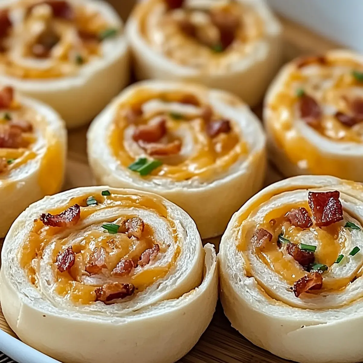 Bacon Cheddar Ranch Pinwheels