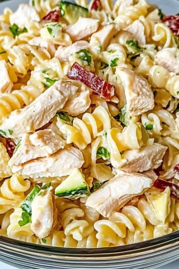 Chicken Club Pasta Salad