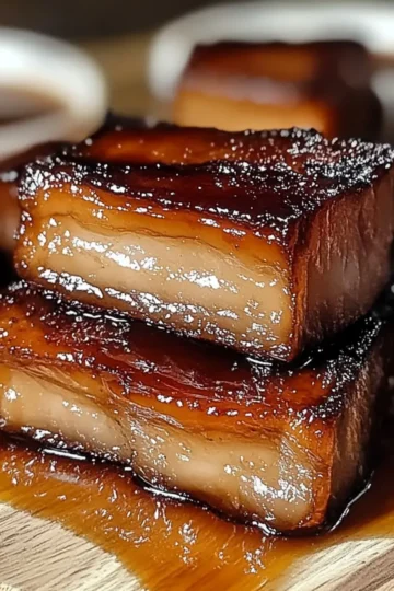 Honey Glazed Crispy Pork Belly