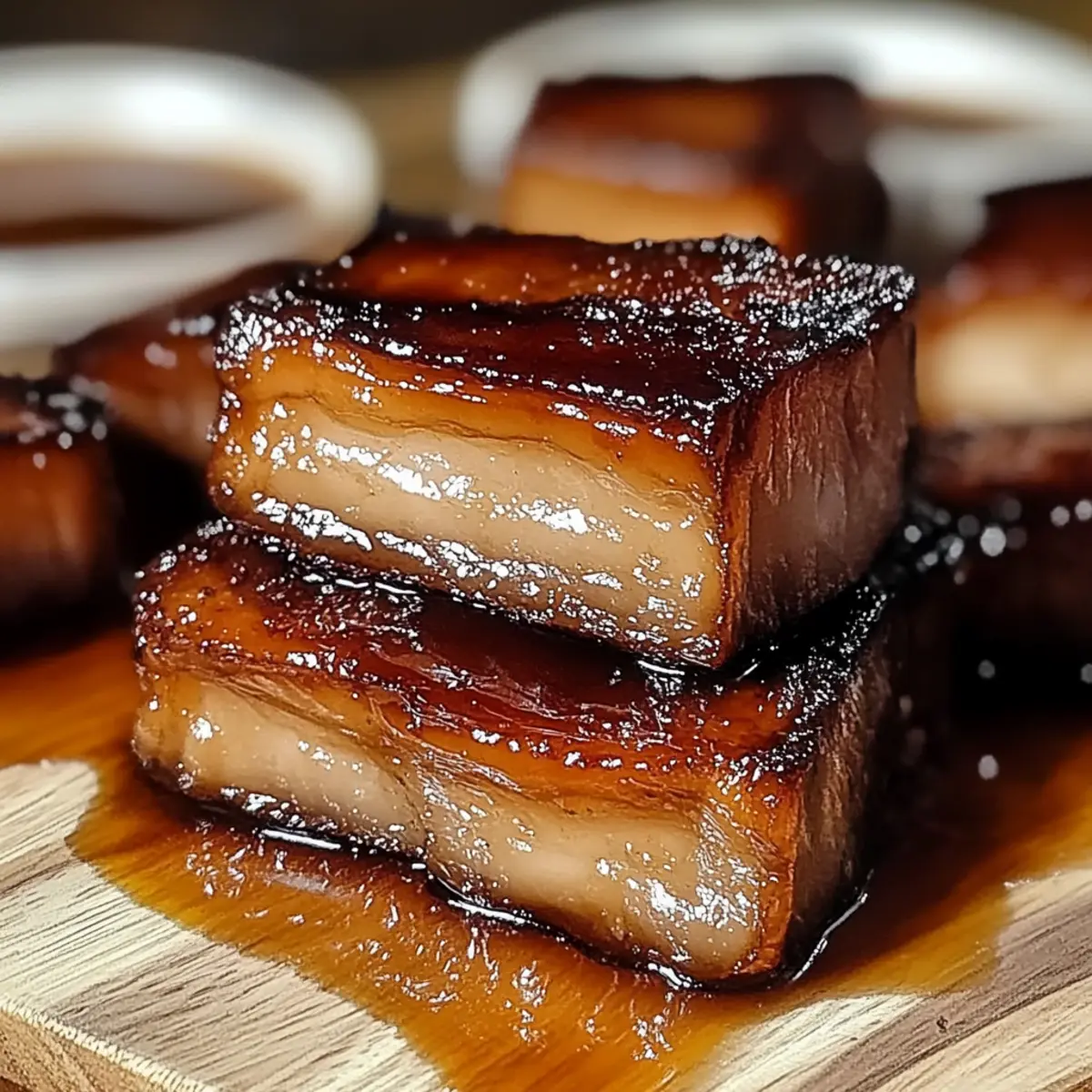 Honey Glazed Crispy Pork Belly