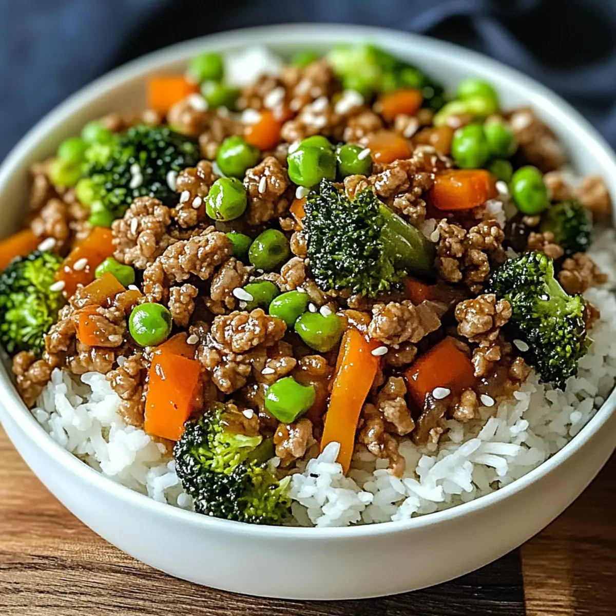 Ground Turkey Teriyaki Stir Fry