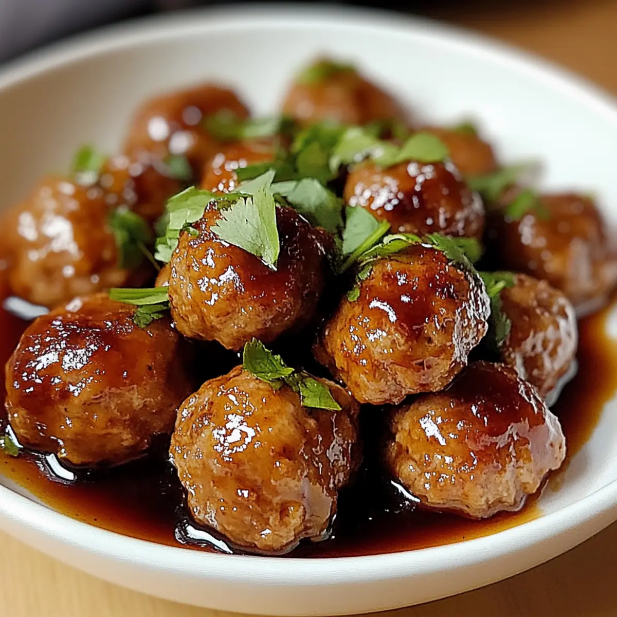 Sweet Chilli Minced Pork Meatballs